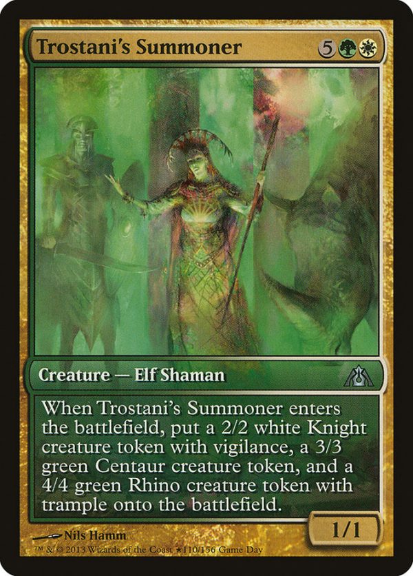 Trostani s Summoner (Game Day) [Dragon s Maze Promos] Discount