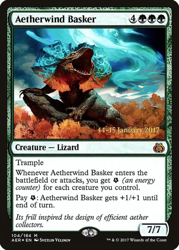 Aetherwind Basker [Aether Revolt Prerelease Promos] Online