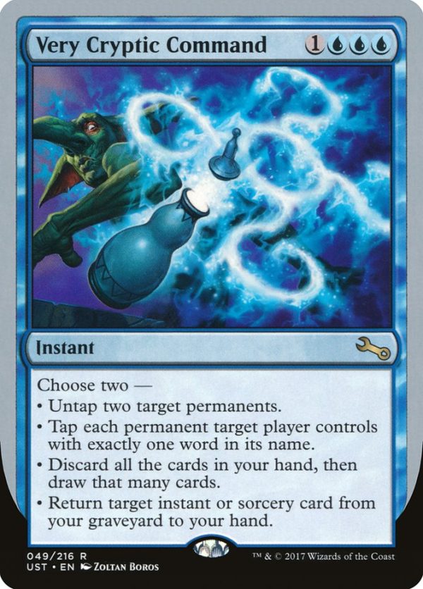 Very Cryptic Command (Untap) [Unstable] Discount