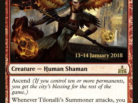 Tilonalli s Summoner [Rivals of Ixalan Prerelease Promos] Hot on Sale