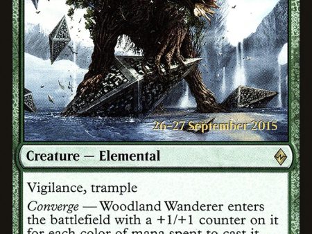 Woodland Wanderer [Battle for Zendikar Prerelease Promos] Sale