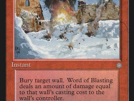 Word of Blasting [Ice Age] Discount