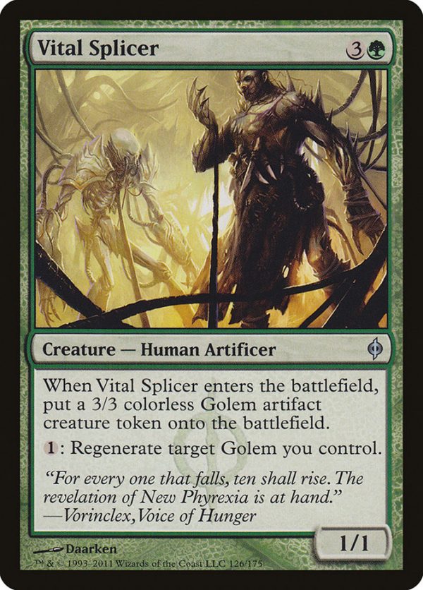 Vital Splicer [New Phyrexia] For Sale