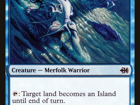 Tidal Warrior [Duel Decks: Merfolk vs. Goblins] Cheap