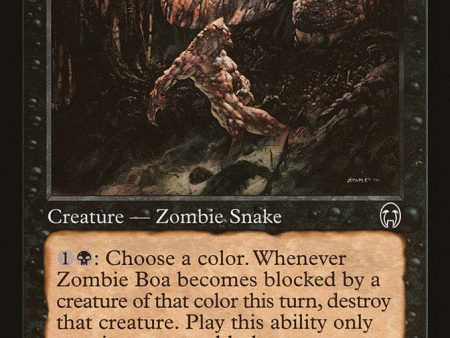 Zombie Boa [Apocalypse] For Discount