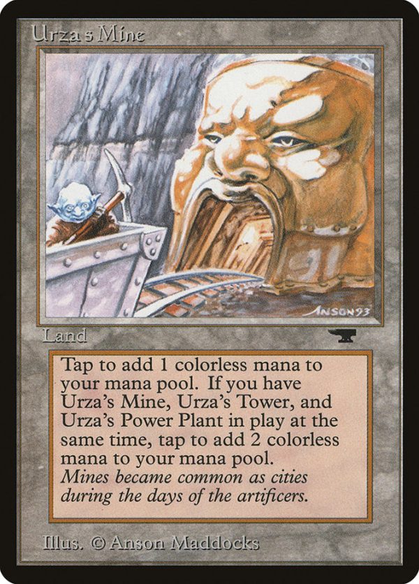 Urza s Mine (Mine Cart Entering Mouth) [Antiquities] For Discount