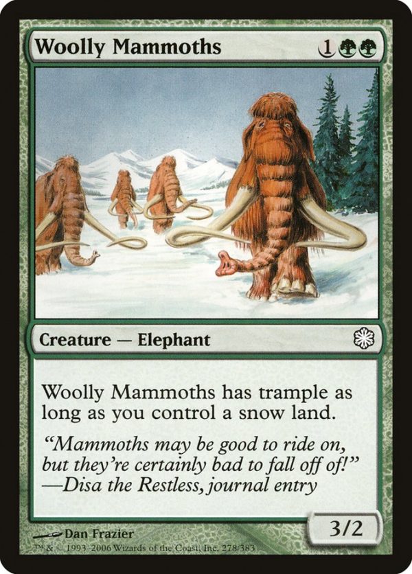 Woolly Mammoths [Coldsnap Theme Decks] Sale