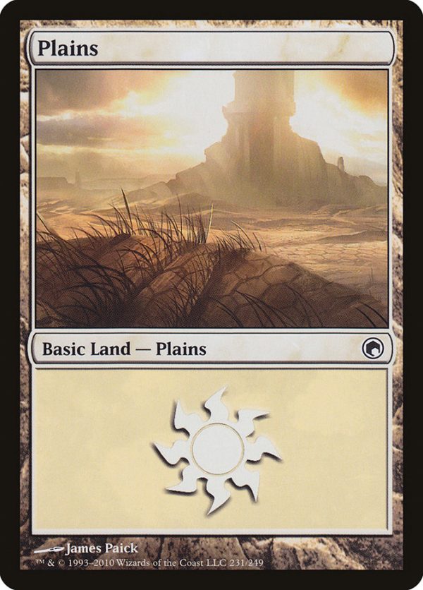 Plains (231) [Scars of Mirrodin] For Cheap