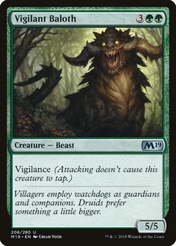 Vigilant Baloth [Core Set 2019] Cheap