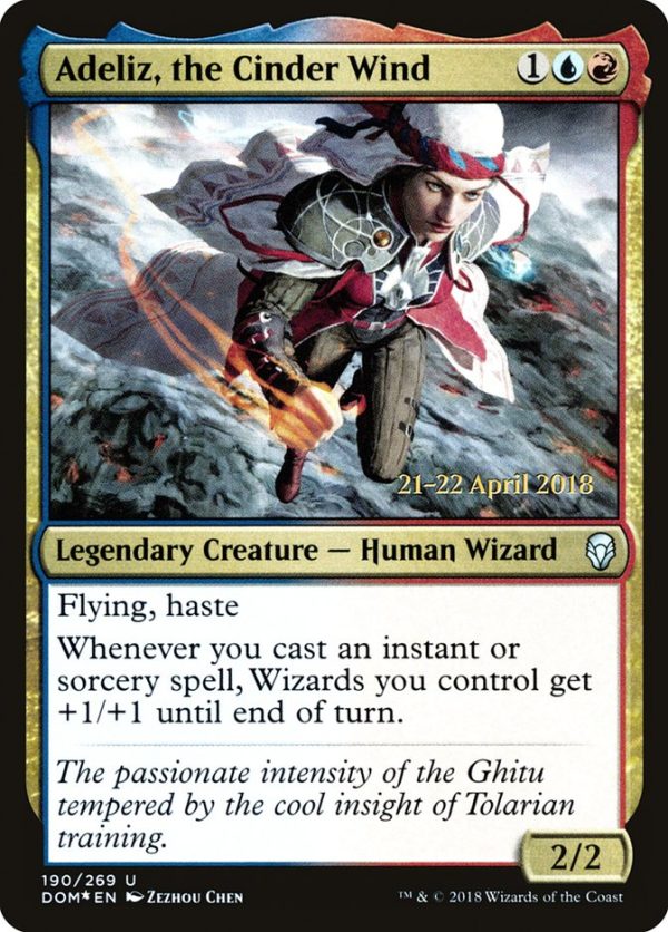 Adeliz, the Cinder Wind [Dominaria Prerelease Promos] Online now