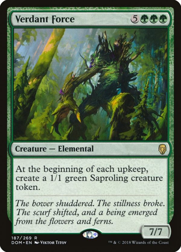 Verdant Force [Dominaria] Sale