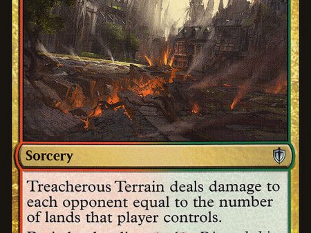 Treacherous Terrain [Commander 2016] on Sale