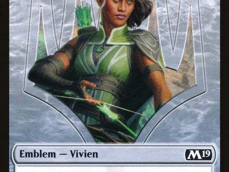 Vivien Reid Emblem [Core Set 2019 Tokens] Cheap